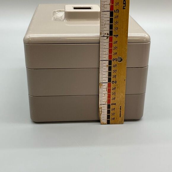 80s Tupperware 3 Tier Organizer Stacking Nesting Tupperware Box - Picture 10 of 10